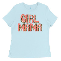 Baby Blue girl mama. Ladies Tee - JahusDesignShop