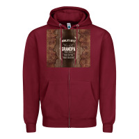 Burgundy world's best grandpa Zipper Hoodie - TumblerDesignByShophia