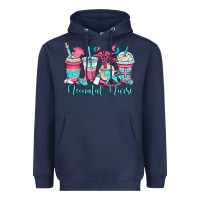Navy nicu neonatal nurse coffee cups Heavyweight Hoodie - OliviaCreatesArt