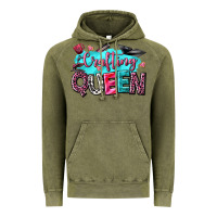 Vintage Olive crafting queen Vintage Hoodie - NancyCooperArtShop