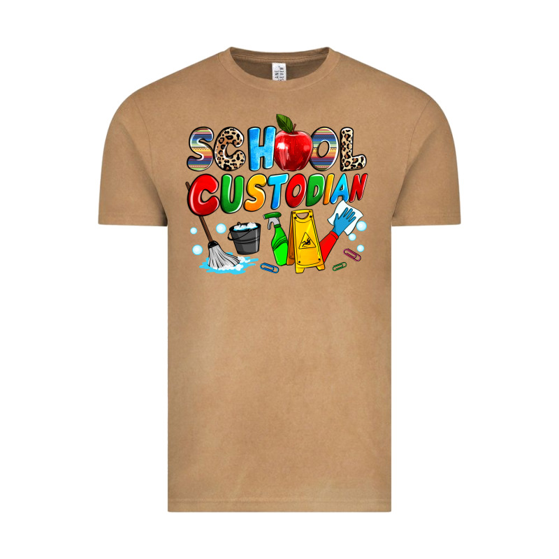School Custodian Vintage Tee by NancyCooperArtShop | Teevron