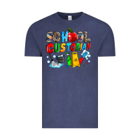 Vintage Denim school custodian Vintage Tee - NancyCooperArtShop
