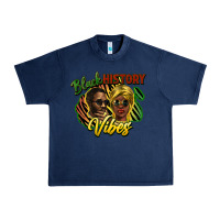 Navy black history vibes Urban Heavy Tee - NancyCooperArtShop