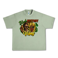 Oil Green black history vibes Urban Heavy Tee - NancyCooperArtShop
