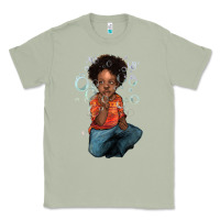Matcha afro black boy Classic Tee - NancyCooperArtShop
