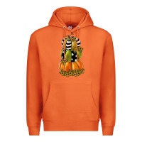 Carrot pumpkin polka dot, sunflower Premium Hoodie - JahusDesignShop