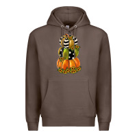 Coffee pumpkin polka dot, sunflower Premium Hoodie - JahusDesignShop