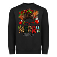 Black Christmas merry mama messy bun Heavyweight Sweatshirt - Jasminsmagicworld