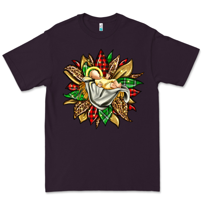 Christmas Baby Jesus Sunflower Premium Tee by Jasminsmagicworld | Teevron