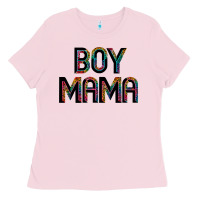 Bubblegum Pink boy mama Ladies Tee - JahusDesignShop