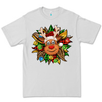 Dove Grey Christmas reindeer sunflower Premium Tee - Jasminsmagicworld