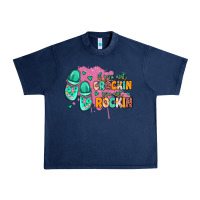 Navy if you aint crockin you aint rockin Urban Heavy Tee - MaliasSmallBusiness