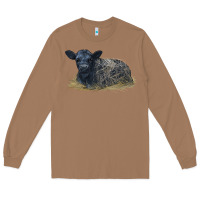 Toasted Coconut Black Angus Calf Illustrations Long Sleeve Tee - LillyAllenDesigns
