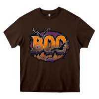 Chocolate Brown boo Heavy Core Tee - JahusDesignShop