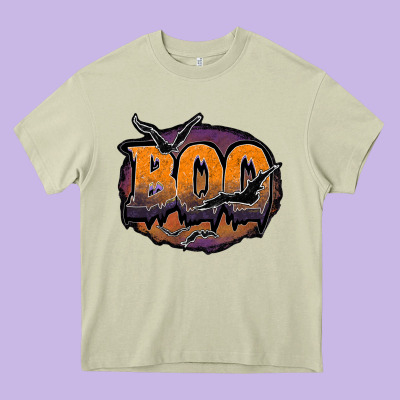 Boo Heavy Core Tee Designed By Jahusdesignshop