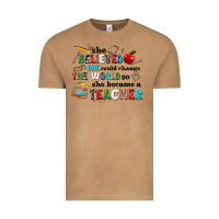 Vintage Camel she believed she could change the world so she bec Vintage Tee - NancyCooperArtShop