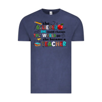 Vintage Denim she believed she could change the world so she bec Vintage Tee - NancyCooperArtShop