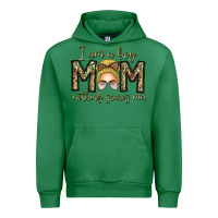 Emerald Iam Boy Mom Nothing Scares Me Urban Hoodie - CowhideDigitalArt