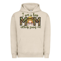 Pigment French Oak Iam Boy Mom Nothing Scares Me Urban Hoodie - CowhideDigitalArt