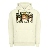 Pigment Pistachio Iam Boy Mom Nothing Scares Me Urban Hoodie - CowhideDigitalArt