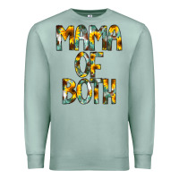 Seafoam Mama of Both Premium Sweatshirt - CowCowDesign