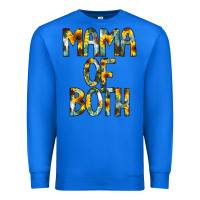 True Royal Mama of Both Premium Sweatshirt - CowCowDesign