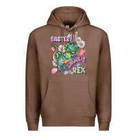 Chestnut Easter Saurus Rex Easter Day Premium Hoodie - CowGirlArtShop