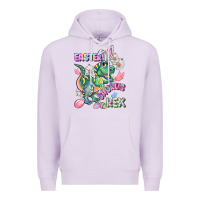 Lilac Easter Saurus Rex Easter Day Premium Hoodie - CowGirlArtShop