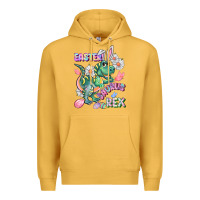 Mustard Easter Saurus Rex Easter Day Premium Hoodie - CowGirlArtShop