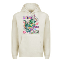Oatmeal Heather Easter Saurus Rex Easter Day Premium Hoodie - CowGirlArtShop