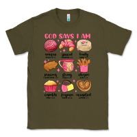 Army Green god says i am mexican pan dulce Classic Tee - MaliasSmallBusiness