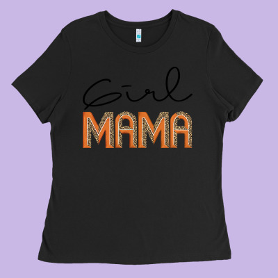 Girl Mama Ladies Tee Designed By Jahusdesignshop