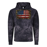 Cloud Black Camouflage Usa Flag Background Vintage Hoodie - Jasminsmagicworld