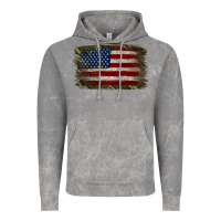 Cloud Rock Camouflage Usa Flag Background Vintage Hoodie - Jasminsmagicworld
