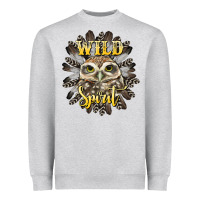 Wild Spirit Owl Heavyweight Sweatshirt | Teevron