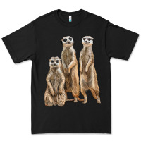 Black 3 meerkat Premium Tee - LillyAllenDesigns