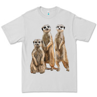 Dove Grey 3 meerkat Premium Tee - LillyAllenDesigns