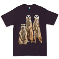 Plum 3 meerkat Premium Tee - LillyAllenDesigns