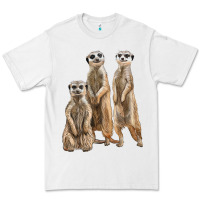 White 3 meerkat Premium Tee - LillyAllenDesigns