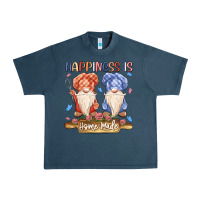 Midnight Navy happiness is homemade Urban Heavy Tee - MaliasSmallBusiness