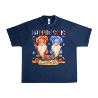 Navy happiness is homemade Urban Heavy Tee - MaliasSmallBusiness