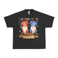 Pigment Black happiness is homemade Urban Heavy Tee - MaliasSmallBusiness