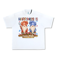 White happiness is homemade Urban Heavy Tee - MaliasSmallBusiness