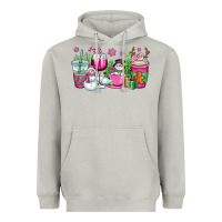 Moon Dust pink christmas snowman coffee cups Heavyweight Hoodie - OliviaCreatesArt