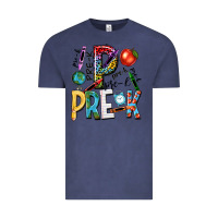 Vintage Denim pre k Vintage Tee - NancyCooperArtShop