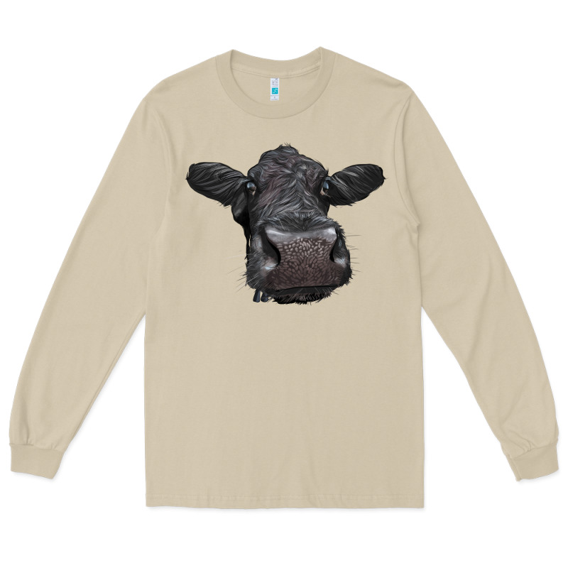 Black Angus Heifer Long Sleeve Tee by LillyAllenDesigns | Teevron