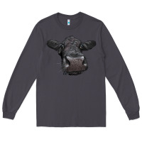 Smoke Black Angus Heifer Long Sleeve Tee - LillyAllenDesigns