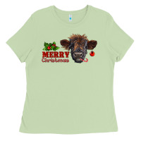 Matcha Merry Christmas Calf Ladies Tee - RanaPortraitStore
