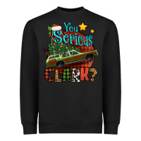 Black you serious clark with christmas car Heavyweight Sweatshirt - Jasminsmagicworld