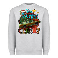 You Serious Clark With Christmas Car Heavyweight Sweatshirt | Teevron